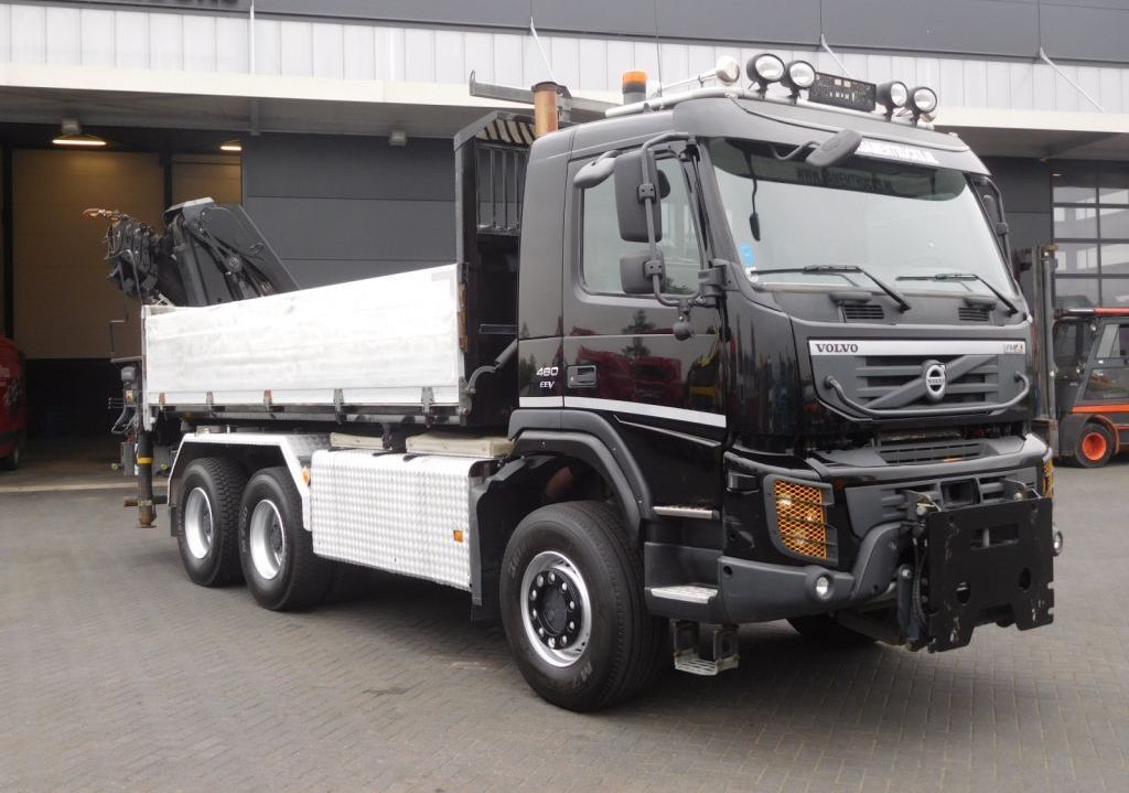 2012 Volvo FMX 460 Crane Dump 6x6 - Commercial Trucks For Sale